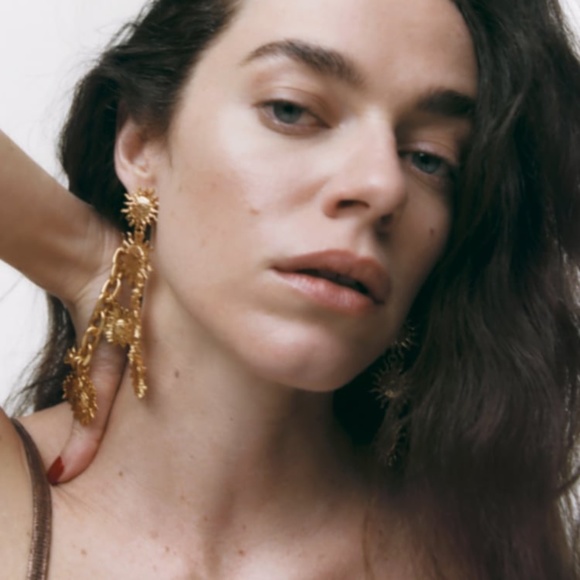 Zara SUN EARRINGS - Picture 5 of 9